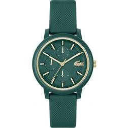 Lacoste ladies 12:12 Multifunction Green Silicone