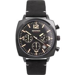 Sekonda Airborne Black Chronograph 1991