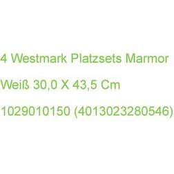 Westmark 4 Platzsets Marmor Topfuntersetzer