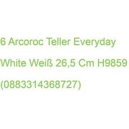 Arcoroc 6 Everyday Flacher Teller