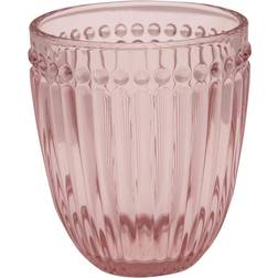 Greengate Vandglas, Alice, lyserød Drikkeglas