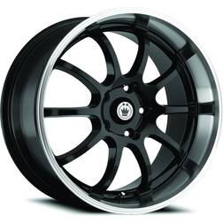 Konig 26MB Lightning 17x7 5x100/5x114.3 +40et Gloss Black Machined Lip Wheel