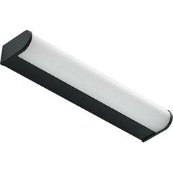 Lindby Ulisan LED Væglampe IP44 Round Matt Black/White Vægplafond