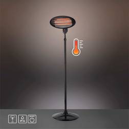 Leuchten Direkt Glow Varmespotstander IP34 650 W 1350 W 1500 W