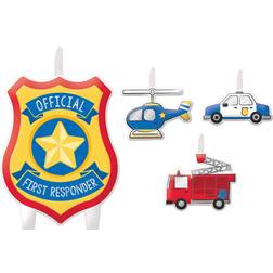 Amscan First Responders Birthday Candles 4