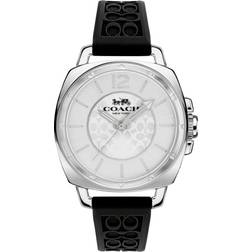 Coach Authentic boyfriend silver black silicone 14503877