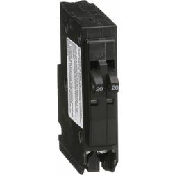 Square D 20/20 amps Tandem Single Pole Circuit Breaker