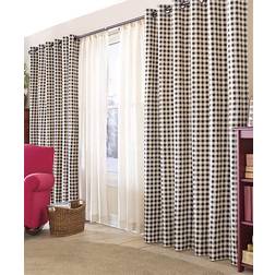 Commonwealth Home Fashions Plow & Hearth & Gingham Grommet-Top