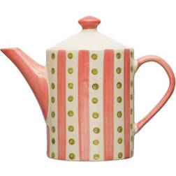 Storied Home Hello Multi Dot Teapot