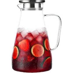 2 ounces glass lid hot&cold Pitcher