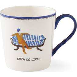 Spode Kit Kemp By Doodles Sofa So Good Mug Taza