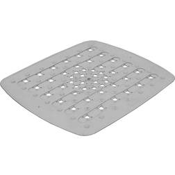 Home Basics Small PVC Sink Mat Clear Dish Drainer