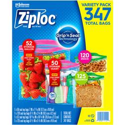 Ziploc double variety Plastic Bag & Foil