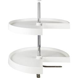 Hardware Resources PLSP24 Pie Cut Two Kidney Lazy Susan