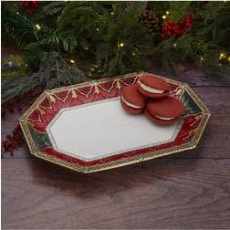 Fitz and Floyd Noel Holiday Large 16In Serving Dish