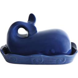 Storied Home 7" Whale Shaped Butter Dish