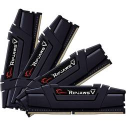 G.Skill RipJaws V Series 128GB 4 x 32GB 288pin SDRAM PC4-28800 DDR4 3600 CL18-22-22-42 1,35V Quad Channel Desktop Memory Modell F4-3600C18Q-128GV. K