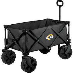 Picnic Time Los Angeles Rams Elite Portable Utility Wagon, Gray