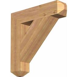 Ekena Millwork Red Cedar Traditional Craftsman Smooth Bracket