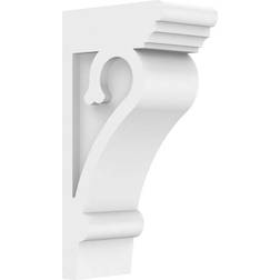 Ekena Millwork Standard Mayflower Unfinsihed Architectural Grade PVC Corbel, White