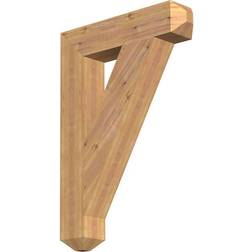 Ekena Millwork Red Cedar Traditional Craftsman Smooth Bracket