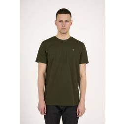 Knowledge Cotton Apparel Badge tee Gots/vegan Herr Kortärmade