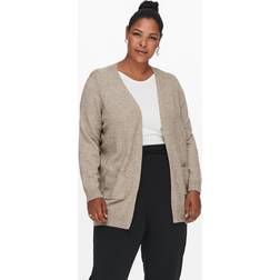Only L/S OPEN CARDIGAN Färg: Carafe MELANGE, 50/52