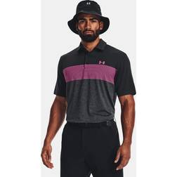 Under Armour Playoff 3.0 Low Round Stripe Halbarm Polo schwarz