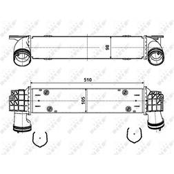 NRF Ladeluftkühler 30907A