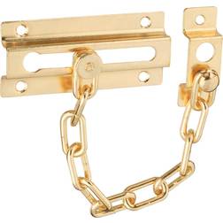 National Hardware 4 L Bright Brass Steel Door Chain Lock