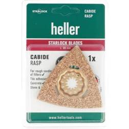 Heller Starlock Blades Hartmetall Delta-Raspel, 80 mm