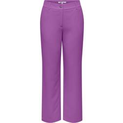 Only Lana-Berry Mid Straight Pant - Lila