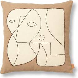 ferm LIVING Cushion Komplet pyntepude Brun, Hvid, Grå (50x50cm)