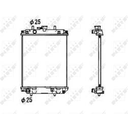 NRF 53674 kühler motorkühlung wasserkühler