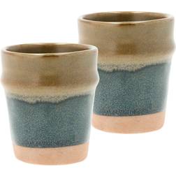 Villa Collection Evig Blue-Brown Espressokopp 10cl 2st