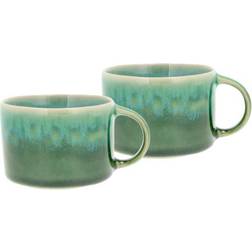 Villa Collection Styles Mugg m öra 2 Svart/Blå Mugg 2st