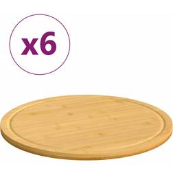 vidaXL 6 bambus Skærebræt