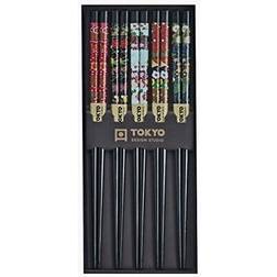 Tokyo Design Studio 5-pak Black Flower Spisepind