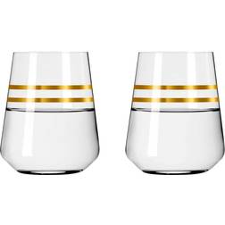 Ritzenhoff Celebration Deluxe Vandglas Stripes 51 Cl 2-pak Drikkeglas 2stk