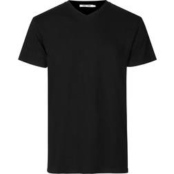 Samsøe Samsøe Kronos V-hals T-shirt, Sort