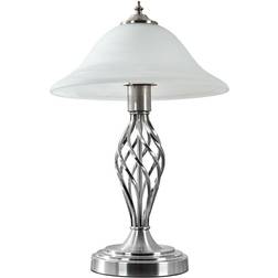 Memphis Twist Silver Table Lamp