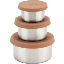 Haps Nordic Steel Trio opbevaringsbøtter TERRACOTTA Køkkenbeholder