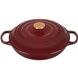 Le Creuset Buffetgryde 30 cm Garnet Röd 30 cm med lock