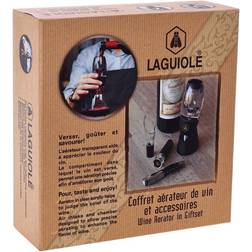 Laguiole Wine Aerator Gift Set of 4 Funnel