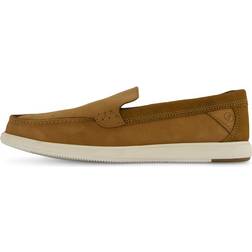 Clarks Bratton Loafer Tan Nubuck Brun