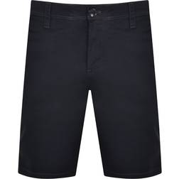 Armani Exchange Solid Stretch Twill Shorts - Mörkblå