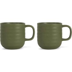 Sagaform Ellen Mug 37 cl 2-pack Green Mug