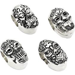 Harry Potter Death Masks Charm Set Silver