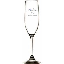Marine Business MB Welcome on board H25cm 236ml Champagneglas 6stk