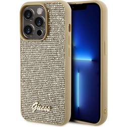 Guess iPhone 15 Pro Cover Square Mirror Guld